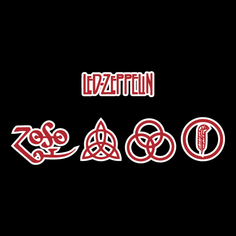 Led Zeppelin Logo and Symbols - Στάμπα Tshirtakias